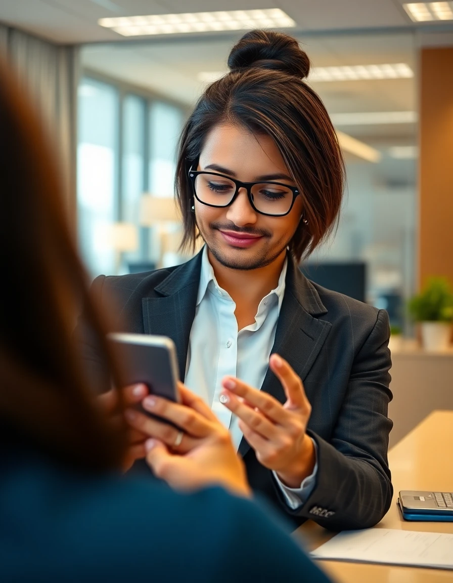 Person scrolling on Instagram